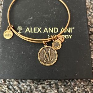 Alex and Ani initial bracelet “M”
